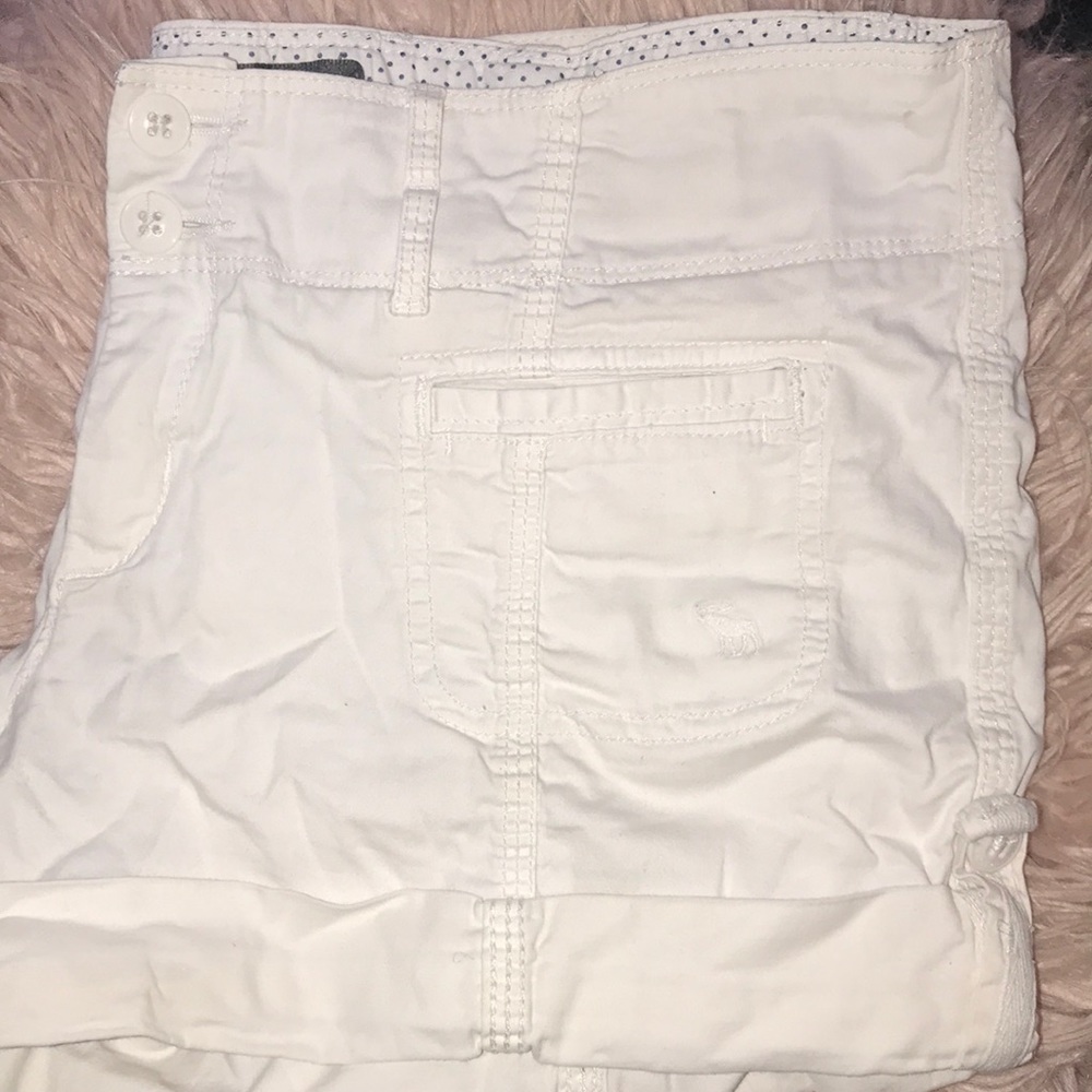 Cream shorts